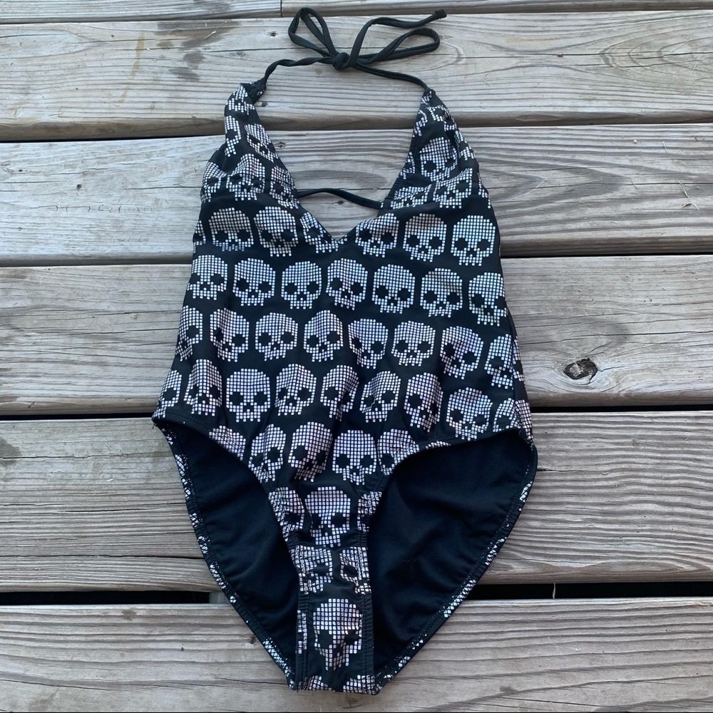 Iron Fist skull bathing suit
